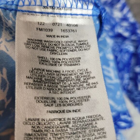 Columbia PFG Super Slack Tide Camp Mens Fishing Shirt Size 2XL Blue Tropical - Picture 15 of 15